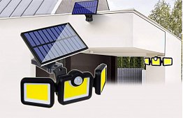 Oświetlenie solarne 171 LED COB z czujnikiem ruchu