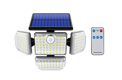 Oświetlenie solarne 181 LED, 9W z czujnikiem ruchu