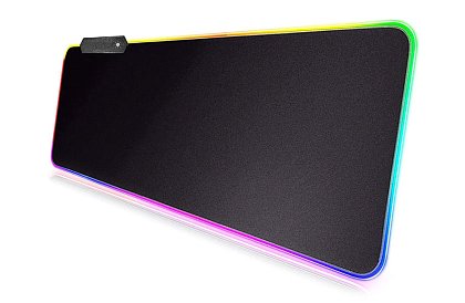 Podkładka gamingowa pod mysz i klawiaturę z podświetleniem RGB - 80 x 30 cm