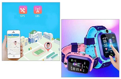 Inteligentny zegarek dla dzieci z aparatem i lokalizatorem GPS