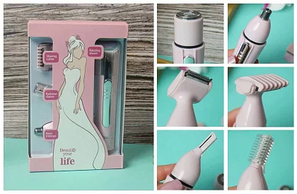 Zestaw do golenia dla kobiet 4 - Beauty Life 4 in 1