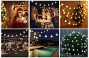Dekoracyjny łańcuch solarny zewnętrzny z 40 diodami LED - Lights Star