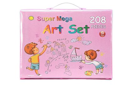 Zestaw artystyczny - Mega Art Set - 208 elementów