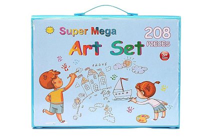 Zestaw artystyczny - Mega Art Set - 208 elementów