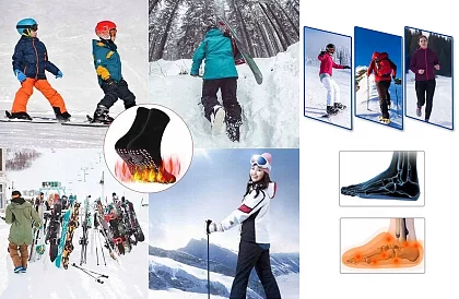 Skarpetki samonagrzewające z turmalinem