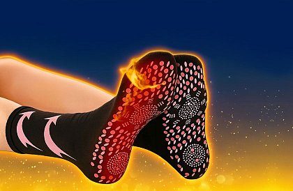 Skarpetki samonagrzewające z turmalinem