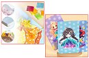 Kreatywny zestaw kreacji z kolorowych tkanin - Puzzle Toys