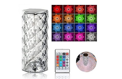 Lampa stołowa Touch RGB - Diamond Crystal Lamp