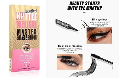 Wodoodporny tusz do rzęs i eyeliner - MASTER