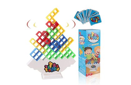 Gra logiczna Tetris Tower - dla dzieci i dorosłych