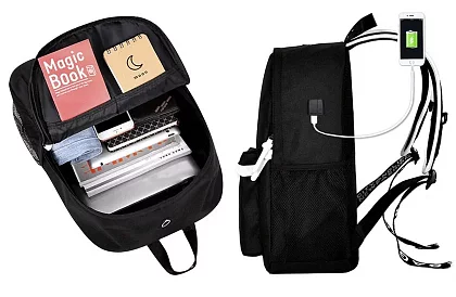 Plecak szkolny odblaskowy – 19 litrów