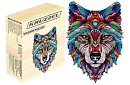 Drewniane puzzle wilk - 170 elementów - 38 x 27 cm