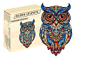 Drewniane puzzle sowa – 177 elementów – 38 x 21,5 cm