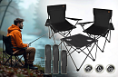 Zestaw kempingowy – stół wędkarski + dwa krzesła