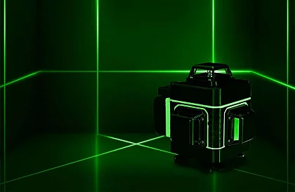 Poziomica laserowa 4D 360° – 16 linii – laser niwelacyjny