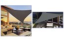 Trójkątny parasol przeciwsłoneczny 3 x 3 x 3 m – Szary