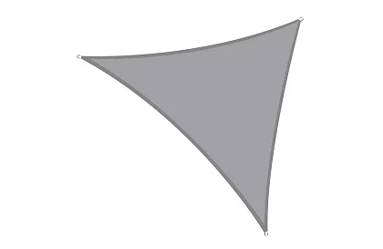 Trójkątny parasol przeciwsłoneczny 4 x 4 x 4 m – Szary