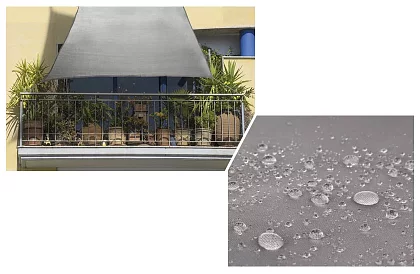 Markiza przeciwsłoneczna 3,6 x 3,6 m – Szara