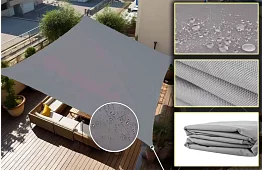 Markiza przeciwsłoneczna 3,6 x 3,6 m – Szara