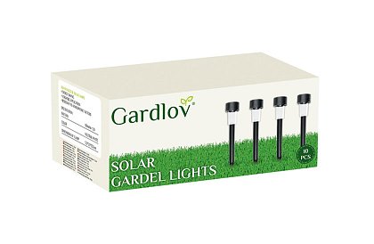 Solarne lampki ogrodowe - zestaw 10 sztuk