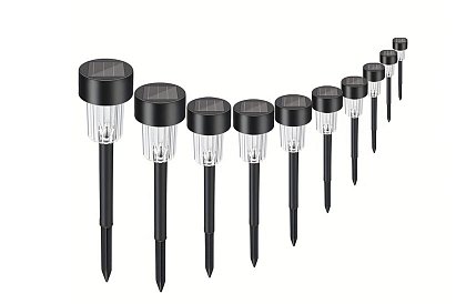 Solarne lampki ogrodowe - zestaw 10 sztuk
