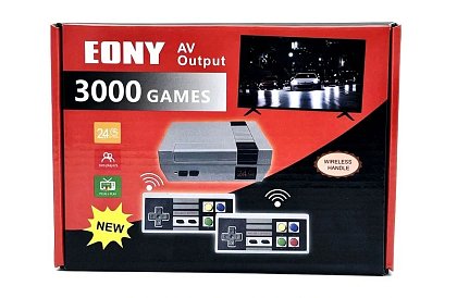 Konsola retro EONY z 3000 grami i 2 bezprzewodowymi kontrolerami