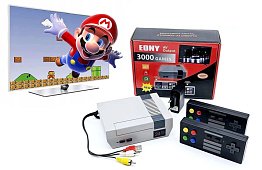Konsola retro EONY z 3000 grami i 2 bezprzewodowymi kontrolerami