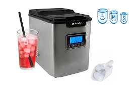 Kostkarka do lodu 12 kg/dzień – 3 rozmiary kostek, timer