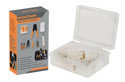 Tester kabli i zestaw zaciskowy – wszystko do instalacji sieci Ethernet