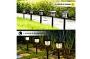 Lampy ogrodowe solarne – Latarenki - zestaw 6 sztuk