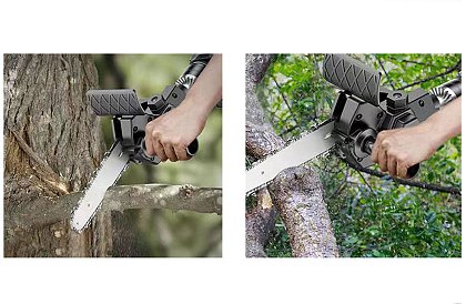 Adapter piła łańcuchowa 6 cali – Zamień wiertarkę w piłę