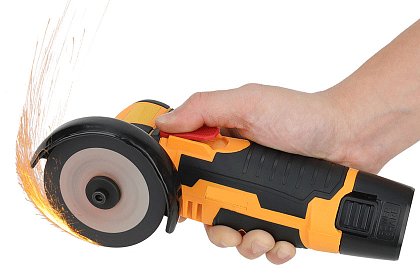 Akumulatorowa mini szlifierka kątowa HAYAMI – 1023 – walizka + 2 baterie