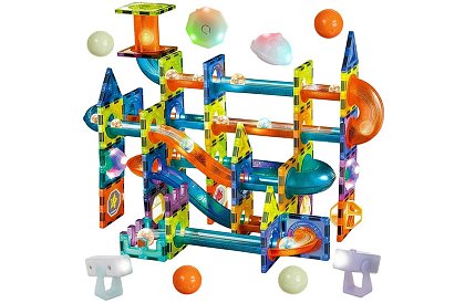 Edukacyjny magnetyczny zestaw 3D – 110 elementów