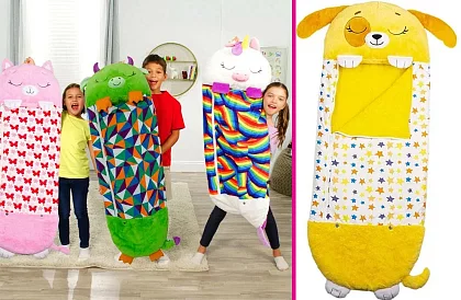 Śpiwór dla dzieci 3w1 w wzorach zwierzątek