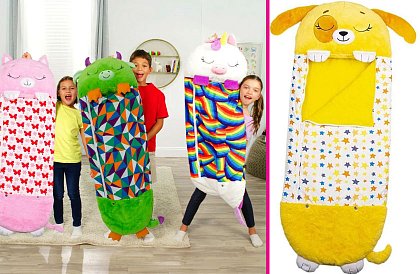 Śpiwór dla dzieci 3w1 w wzorach zwierzątek