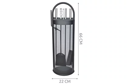 Akcesoria kominkowe - zestaw 5 w 1