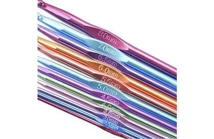 Haczyki do szydełkowania - 12 sztuk