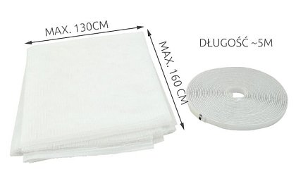 Siatka przeciw owadom na okno