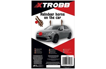 Rogi renifera i nos – dekoracje do twojego samochodu