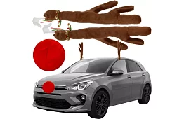 Rogi renifera i nos – dekoracje do twojego samochodu