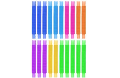 Pop Pipes – elastyczne rurki – 20 sztuk