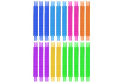 Pop Pipes – elastyczne rurki – 20 sztuk