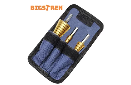 Zestaw wierteł stożkowych do blachy - 3szt