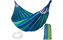 Wiszący hamak ogrodowy dla dwóch osób