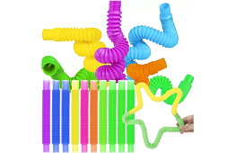 Pop Pipes – elastyczne rurki – 10 sztuk