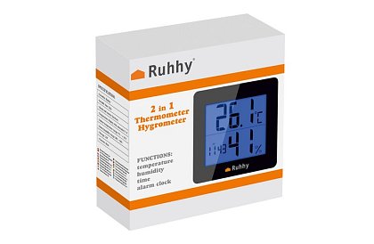 Zegary cyfrowe z termometrem i higrometrem