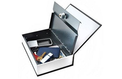 Sejf w kształcie książki - sejf ukryty w książce