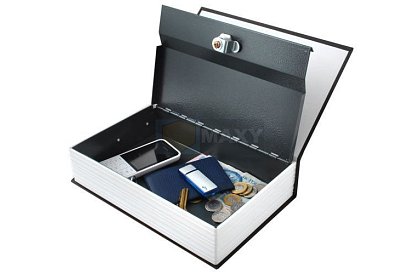 Sejf w kształcie książki - sejf ukryty w książce