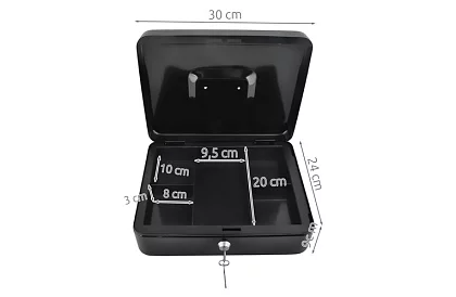 Duża metalowa skarbonka