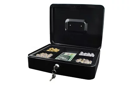 Duża metalowa skarbonka